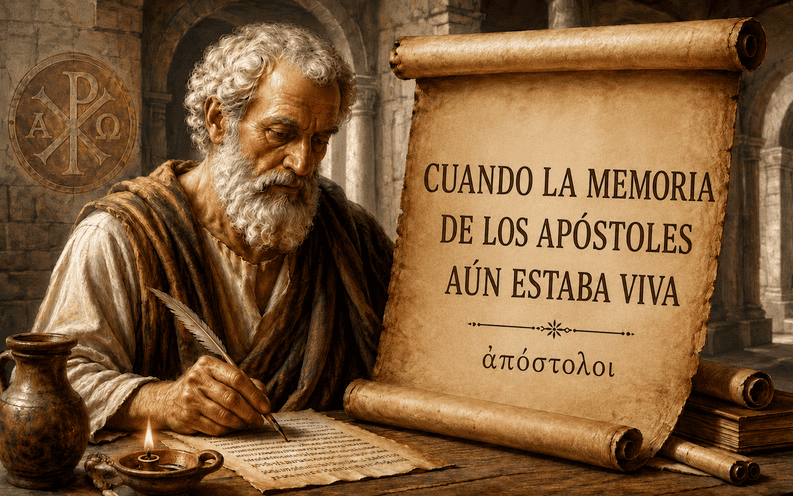 Cuando la memoria de los Apóstoles aún estaba viva. ἀπόστολοι