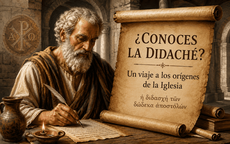 ¿Conoces la Didaché? ἡ διδαχὴ τῶν δώδεκα ἀποστόλων “La enseñanza de los doce apóstoles”