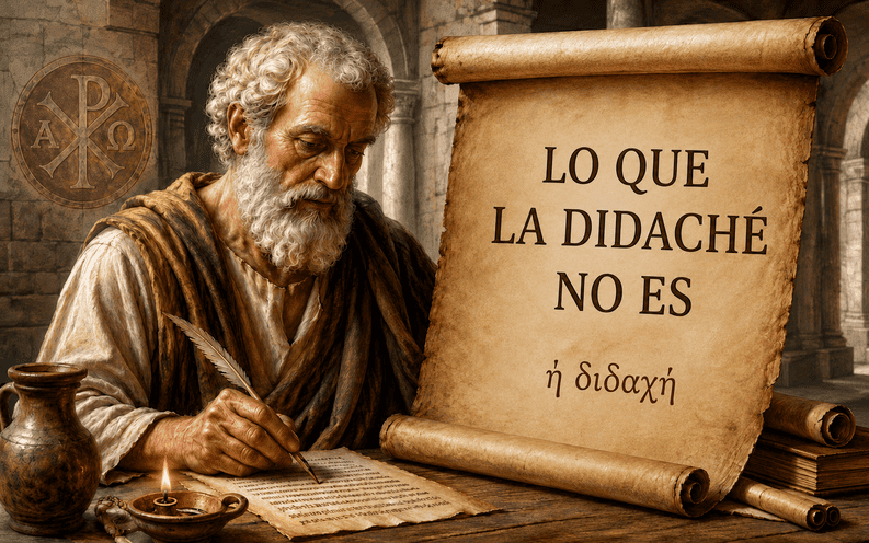 Lo que la Didaché no es. ἡ διδαχή