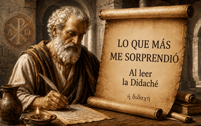 Lo que más me sorprendió al leer la Didaché. ἡ διδαχή