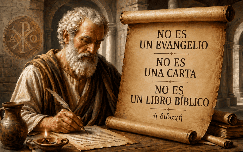 No es un Evangelio. No es una Carta. No es un Libro Bíblico. ἡ διδαχή